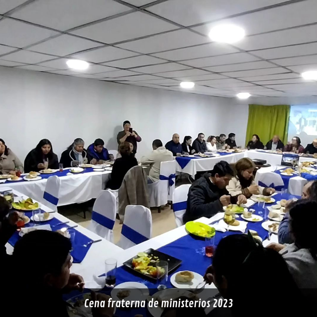 Cena fraterna de ministerios 2023