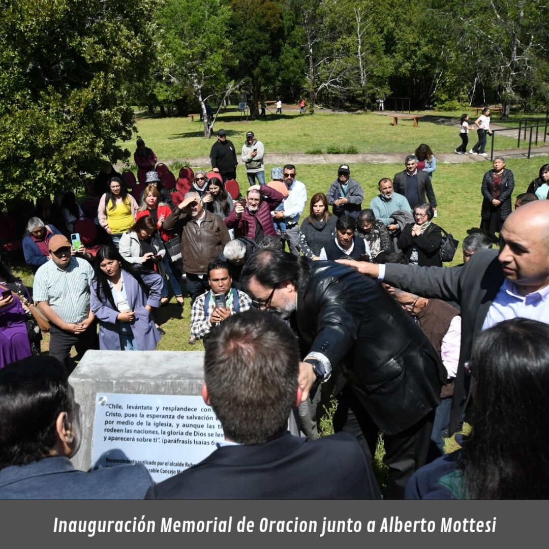 Inauguración Memorial de Oracion junto a Alberto Mottesi