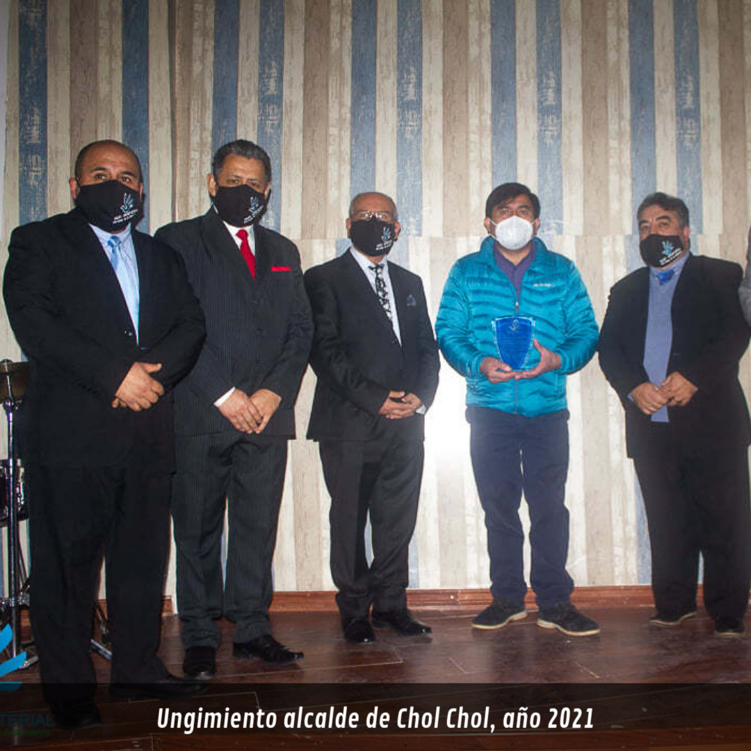 Ungimiento alcalde de Chol Chol, año 2021