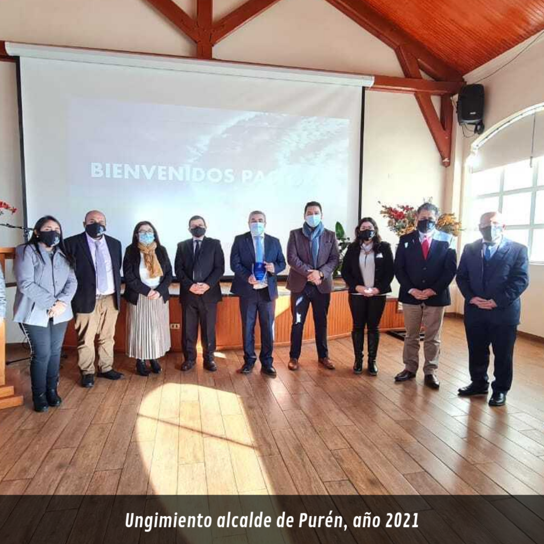 Ungimiento alcalde de Purén, año 2021